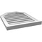 Ekena Millwork Octagonal Top Surface Mount PVC Gable Vent w/ 2"W x 2"P Brickmould Sill Frame, 20"W x 26"H GVPOT20X2603SF - alternate 3